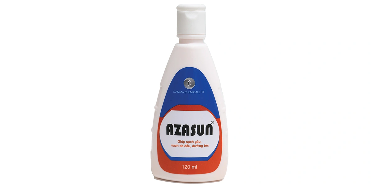 Dầu gội Azasun giảm ngứa da đầu, sạch gàu chai 120ml - 3